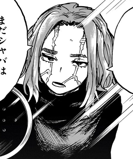 "Now released from prison, Lady Nagant spends her time enjoying her hobbies. Occasionally, she still receives consultations from Hawks." 
