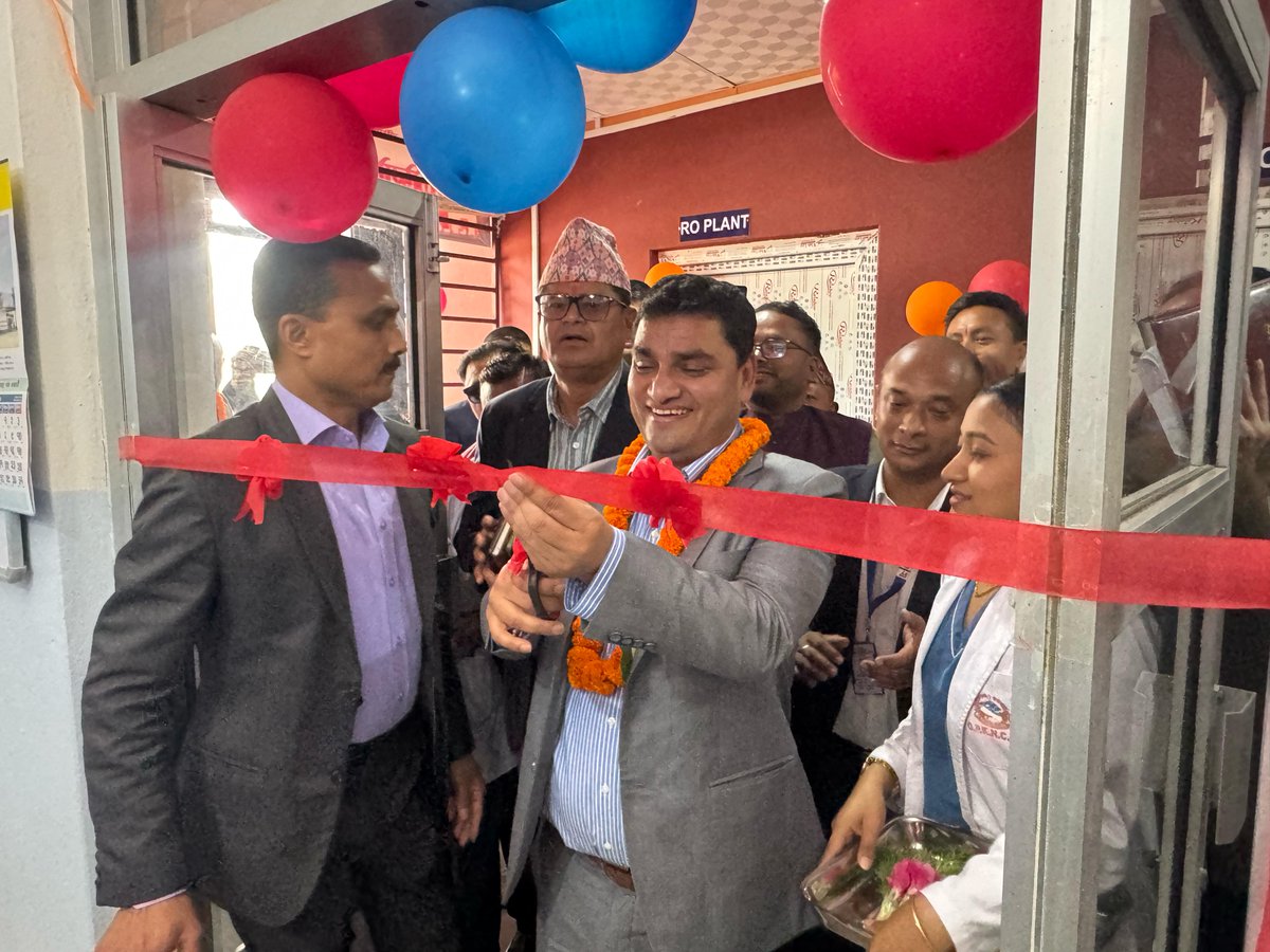 तनहुँको शुक्लागण्डकी नगरपालिका बेलचौतारास्थित जीपी कोइराला राष्ट्रिय श्वासप्रश्वास केन्द्रमा मृगौलाका बिरामीलाई सेवा दिने उद्देश्यले हेमोडाइलासिस् सेवा शुरुवात गरेका छौं । 
1/3