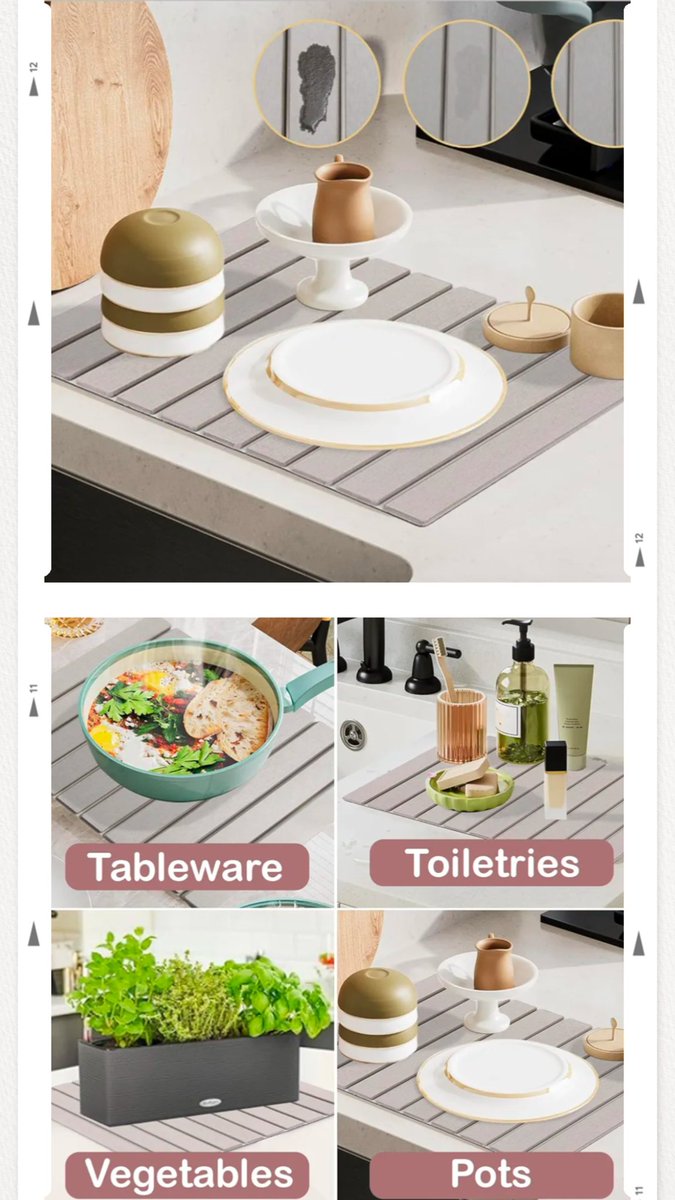 s_summan's tweet image. Absorbent and quick-drying! Our diatomaceous earth dish drying mat is perfect for busy kitchens. #KitchenMustHaves #QuickDrying #KitchenEssentials, #DishDryingMat, #DiatomaceousEarth, #KitchenOrganization, #SpaceSaver

#amazonfinds

🛍️ amzn.to/3SfAlUv