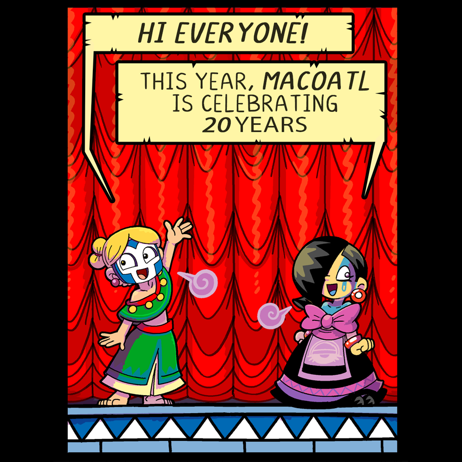 Checomal's tweet photo. HI! For this month, I'm back! My comic #Macoatl turns 20 and I will be posting something daily, IT'S #MAYCOATL shares are appreciated, particularly this Monday 5th one https://t.co/jGEjmNHPZp