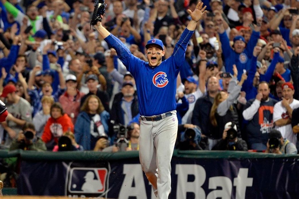 Anthony Rizzo was diagnosed with cancer at age 18.

9 years later he was a World Series Champ.

Never quit when life gets tough.