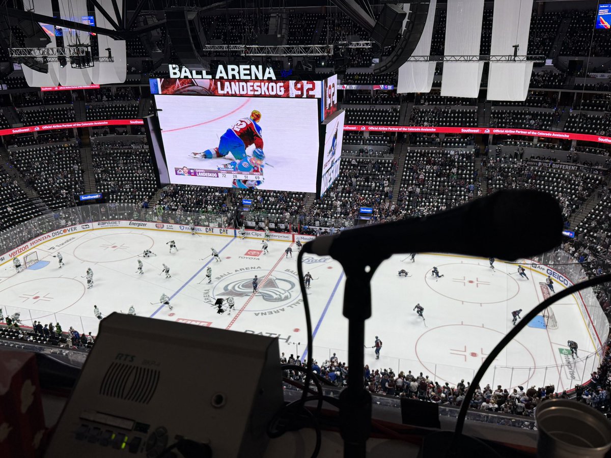 I know, I know, I’m late to the party… BUT NOT TOO LATE!! So great to be here for Gm 6. Let’s go <a href="/Avalanche/">Colorado Avalanche</a> !  Tonight the first of many May hockey games <a href="/ballarenadenver/">Ball Arena</a> Bring it tonight #Avsfaithful.  #GoAvsGo