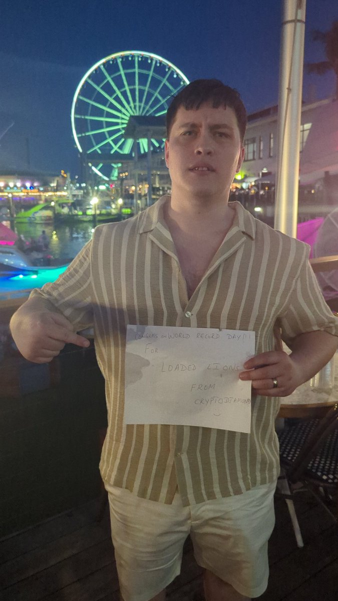 Shout out to <a href="/_CryptoDiamond/">CRyptO Diamond 💎</a> for the Champaign! 

This man bleeds Loaded Lions and it shows! 🦁

#loadedlions
