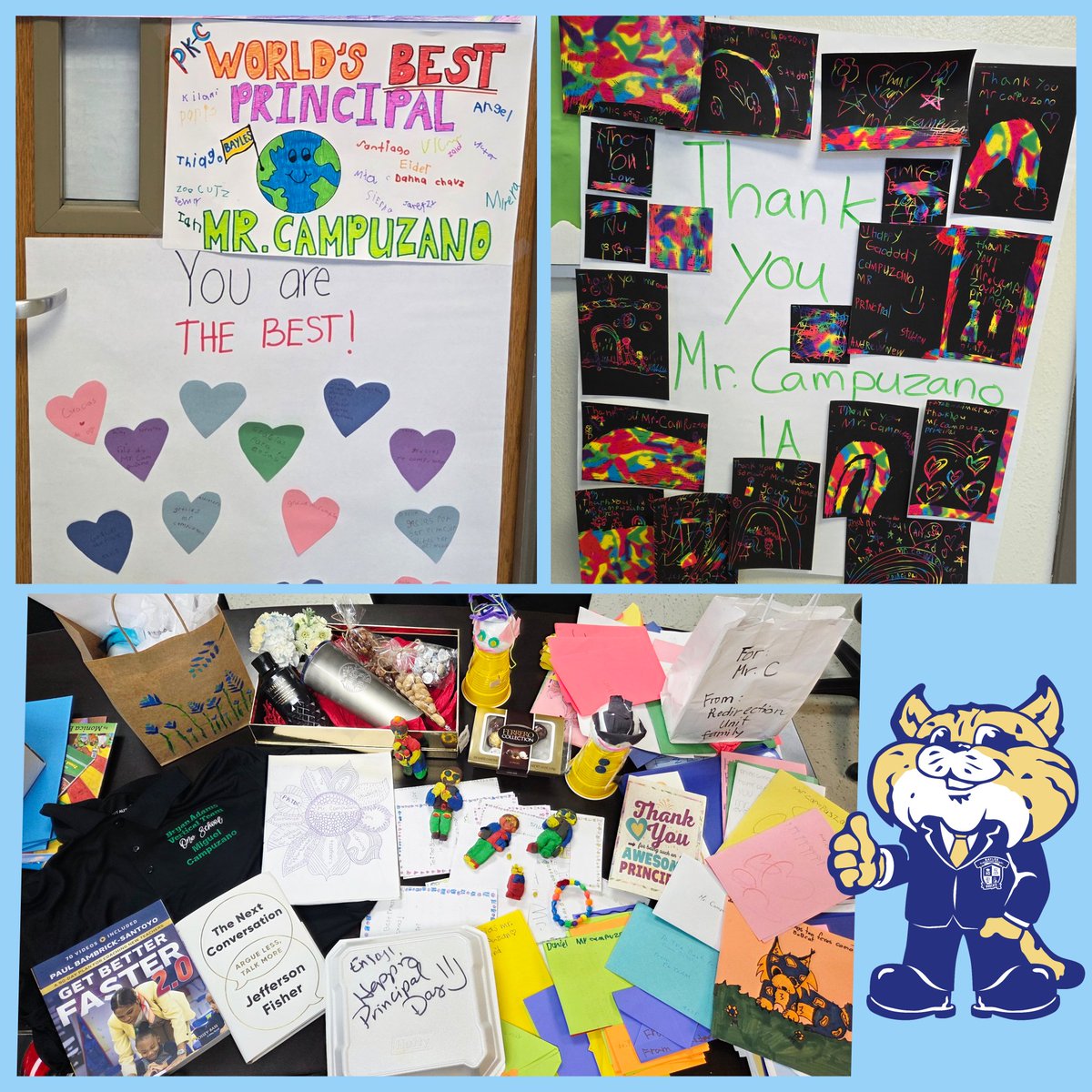 Miguel O. Campuzano (@migue_campuzano) on Twitter photo My heart is fullโthank you all for the incredible love on National Principalโs Day. Iโm beyond blessed to serve this amazing community. Huge thanks to my <a href="/BaylesDISD/">Bayles Elementary</a> fam for making me feel so appreciated today & every day! ๐๐พ๐ซถ๐ผ
<a href="/dallasschools/">Dallas ISD</a> <a href="/Region2DISD/">Dallas ISD Region II</a> <a href="/baverticalteam/">Ryan Bott</a> My heart is fullโthank you all for the incredible love on National Principalโs Day. Iโm beyond blessed to serve this amazing community. Huge thanks to my <a href="/BaylesDISD/">Bayles Elementary</a> fam for making me feel so appreciated today & every day! ๐๐พ๐ซถ๐ผ
<a href="/dallasschools/">Dallas ISD</a> <a href="/Region2DISD/">Dallas ISD Region II</a> <a href="/baverticalteam/">Ryan Bott</a>
