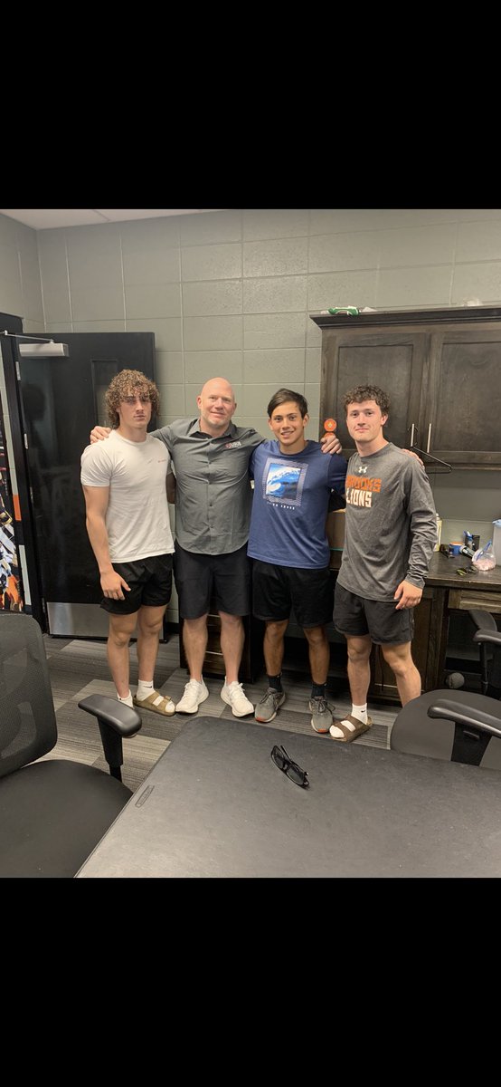 Brooks Moore (@brooks_moore08) on Twitter photo Enjoyed talking with <a href="/CoachYeah/">Scott Cochran</a> and <a href="/CoachD_Myers/">Devin Myers</a> today!
<a href="/recruitBROOKS/">#recruitBROOKS</a>
<a href="/Brooks_LionsFB/">Brooks Lions Football</a> Enjoyed talking with <a href="/CoachYeah/">Scott Cochran</a> and <a href="/CoachD_Myers/">Devin Myers</a> today!
<a href="/recruitBROOKS/">#recruitBROOKS</a>
<a href="/Brooks_LionsFB/">Brooks Lions Football</a>