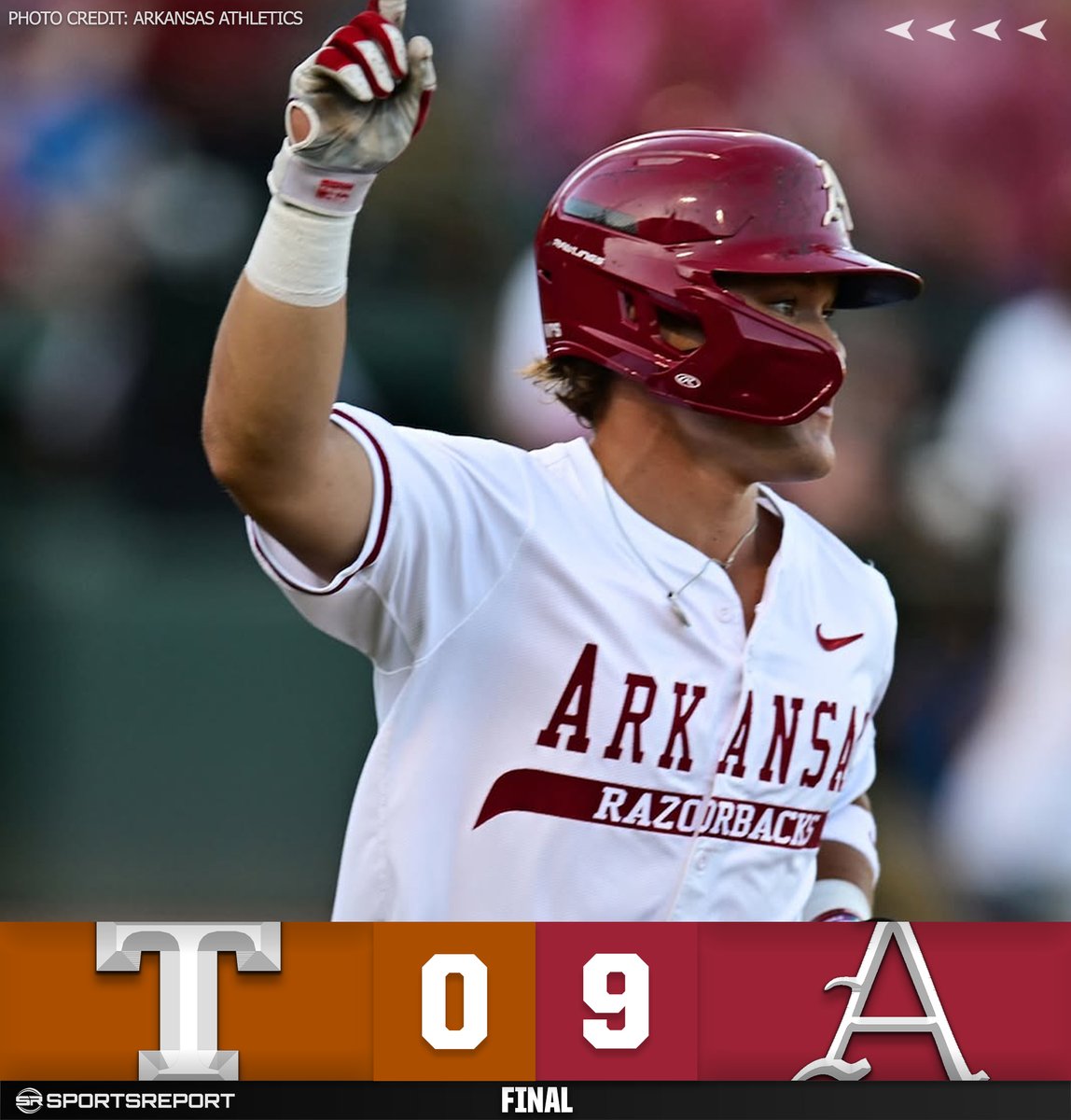 HOGS WIN!!! Arkansas DOMINATES Texas in the series opener!!