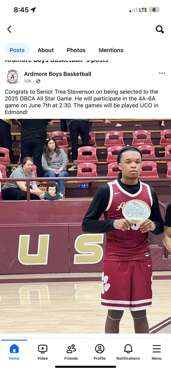 Thank you god for giving me the opportunity to play in the OBCA All Star game <a href="/OkieBall_1/">OkieBall</a>