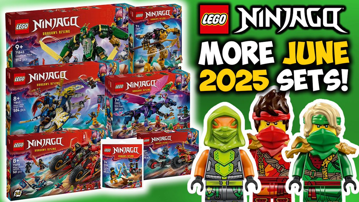 And here's the rest of the Summer 2025 Ninjago sets!!! We got Frak