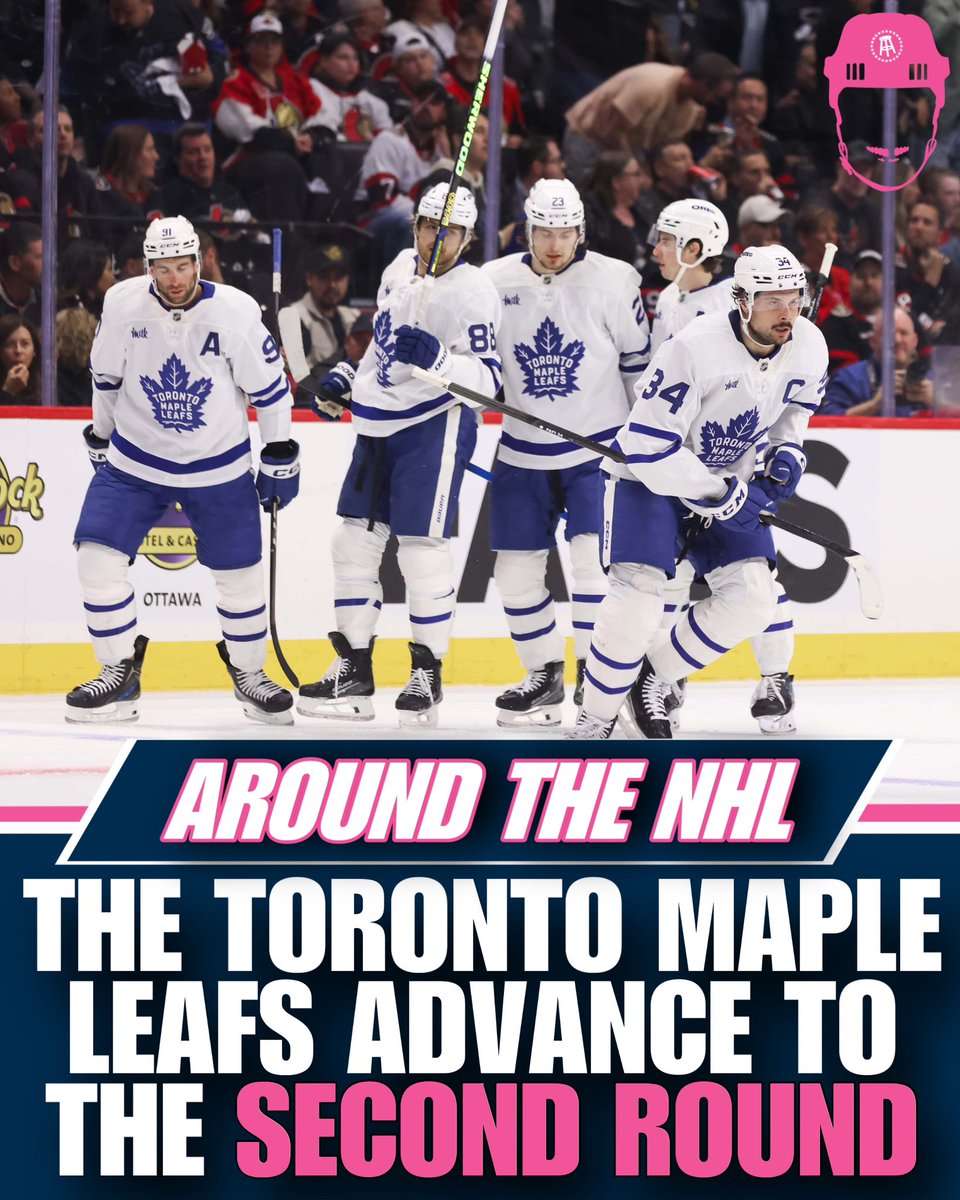 spittinchiclets's tweet photo. Leafs are moving on to round 2! https://t.co/YvIlxpjNQ1