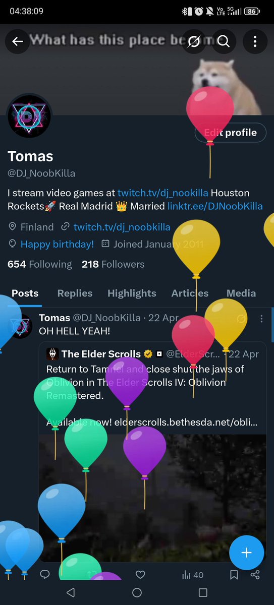 The big 30. I guess my knees or back will give out any second now lmao