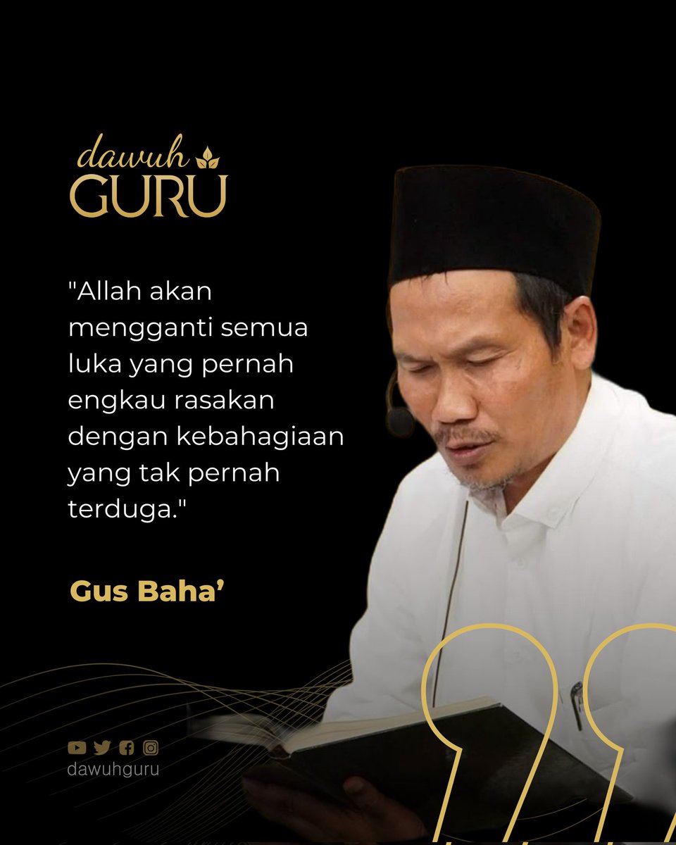 "Allah akan mengganti semua luka yang pernah engkau rasakan dengan kebahagiaan yang tak pernah terduga."

Gus Baha'

<a href="/dawuhguru/">Dawuh Guru</a>