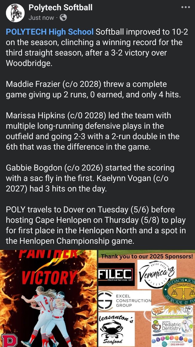 POLYTECH Softball (@polytechsb) on Twitter photo 