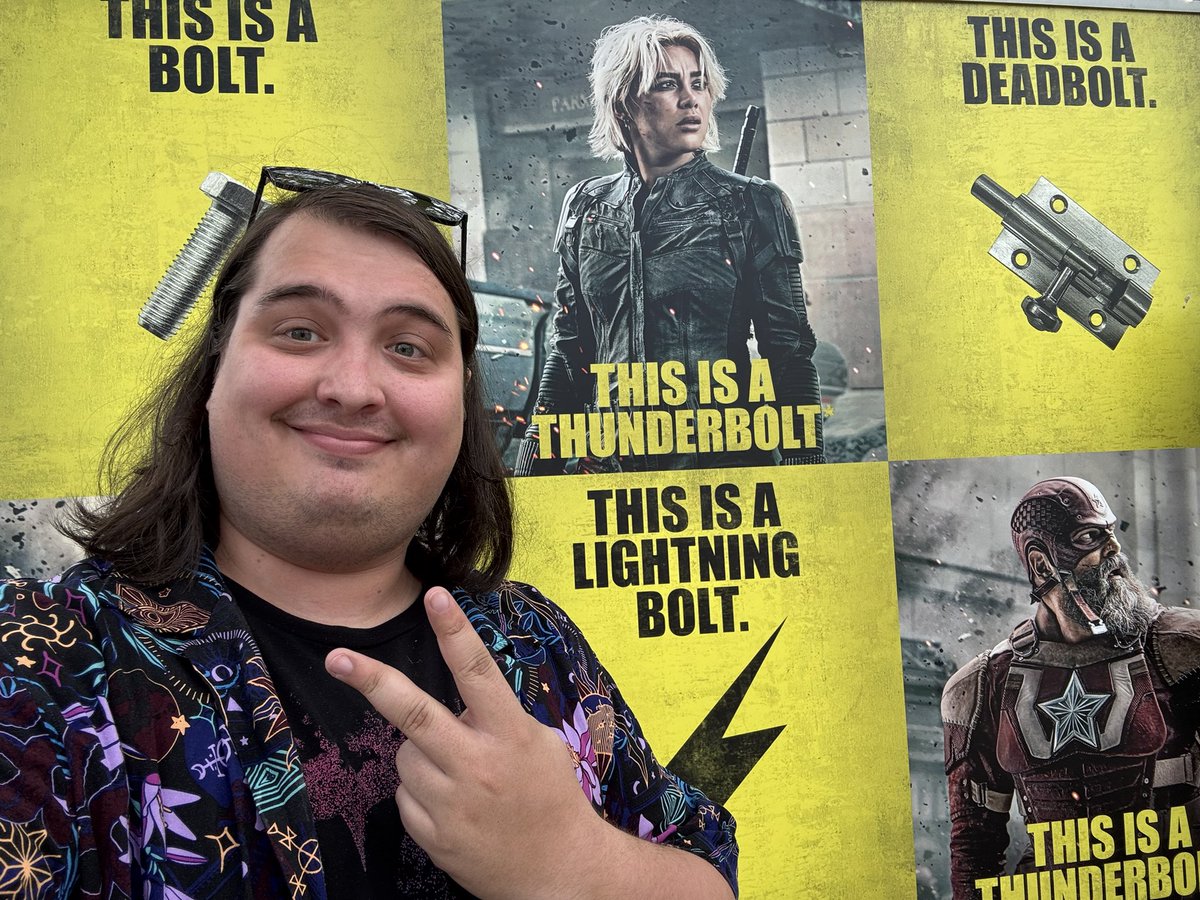 Proper review soon on D+ Us, but man. Thunderbolts feels like the first must see Marvel movie in a while. An absolutely amazing time! I loved it and want to go back and see it again immediately