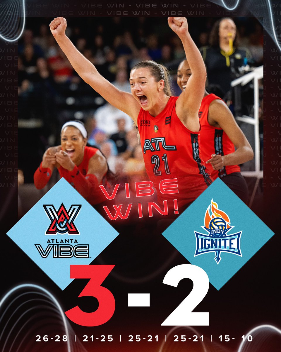 reverse SWEEP🧹 A 5 SET THRILLER FOR THE W 🙌

#AtlantaVibe | #ThatsOurVibe