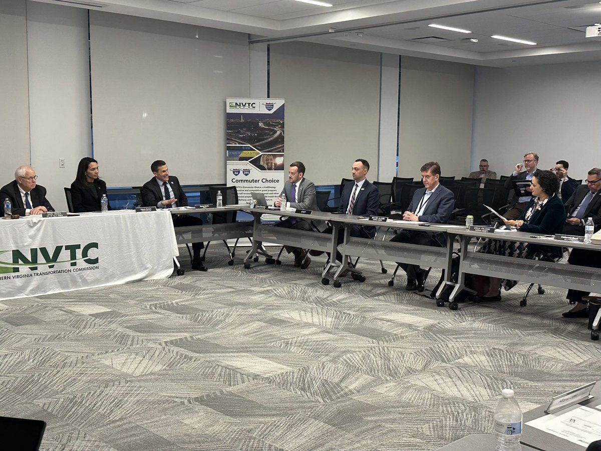 Appreciate <a href="/NoVaTransit/">NVTC</a> having <a href="/wmata/">Metro Forward</a> Board Chair Santos and me to discuss recent ridership growth, safety enhancements, cost efficiencies and how we are working together as a region to advance world class transit incl long term predictable funding. #wmata
