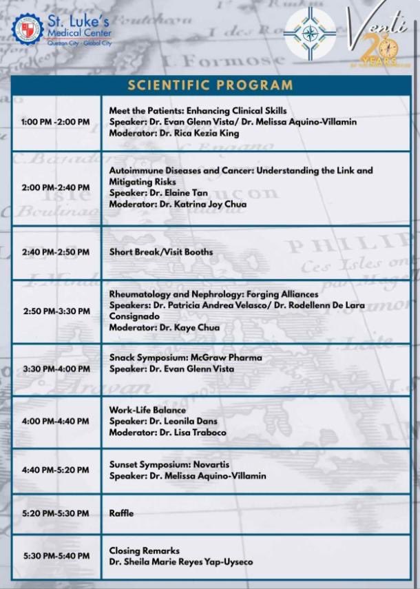 Taking a break from #OARSI2025 — ❗️currently at St. Luke’s Rheuma post grad: “VENTI: 20 Years of Valuable Expertise - Navigating Trends &amp; Innovation in Rheumatology”