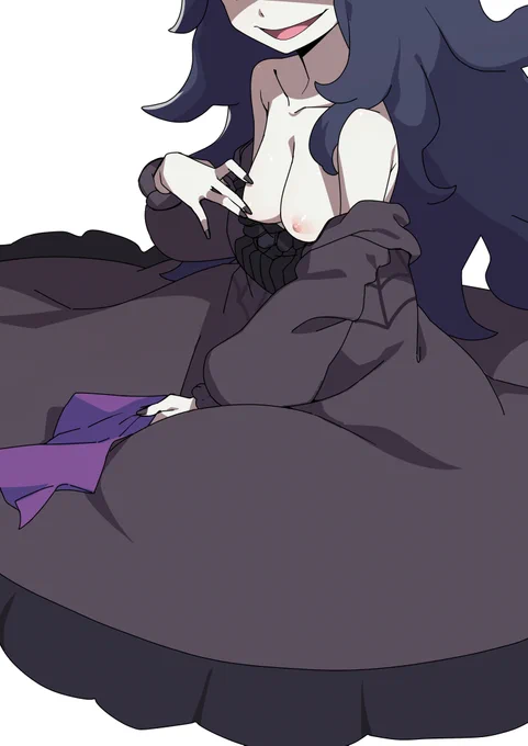 NSFWらくがき。リクエスト頂いた、ポケモン の オカルトマニア。ちょっと、画面内情報が足りなくて誰か分かりずらいですけど。 