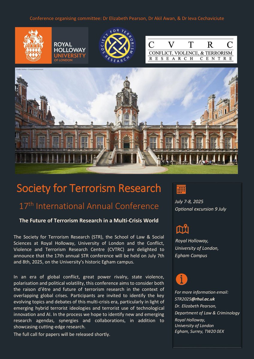 Alexandra Phelan (@alex_phelan) on Twitter photo Thrilled to be heading to my favourite conference-- the <a href="/SocTerRes/">STR</a> conference-- this year where I will present on two papers co-authored with <a href="/ce_schmid/">Christina Schmid</a>, and <a href="/CraigAWhiteside/">Craig Whiteside</a> and <a href="/AmarAmarasingam/">Amarnath Amarasingam</a>. It's been a while, so looking forward to all of the catch-ups! Thrilled to be heading to my favourite conference-- the <a href="/SocTerRes/">STR</a> conference-- this year where I will present on two papers co-authored with <a href="/ce_schmid/">Christina Schmid</a>, and <a href="/CraigAWhiteside/">Craig Whiteside</a> and <a href="/AmarAmarasingam/">Amarnath Amarasingam</a>. It's been a while, so looking forward to all of the catch-ups!