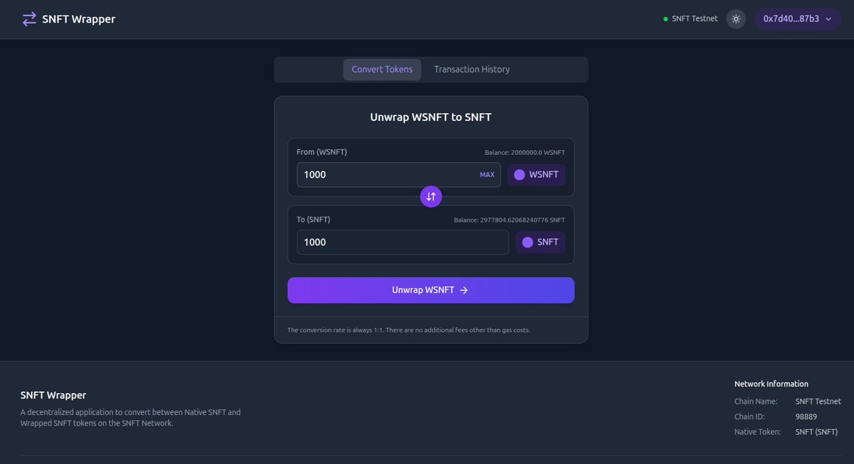 SNFT Chain tweet media
