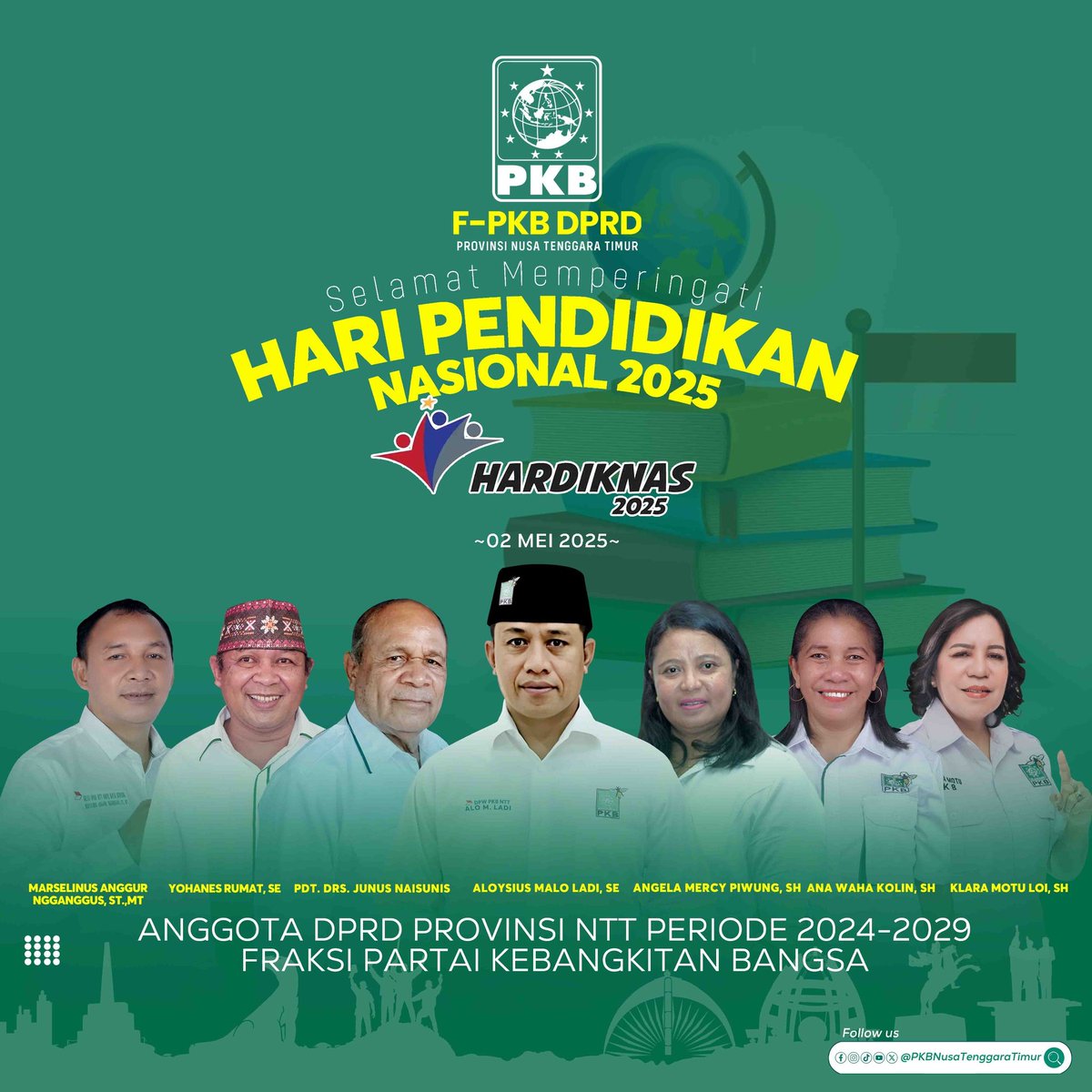 fpkbntt's tweet photo. Bersama kita wujudkan pendidikan yang berkualitas
Selamat Hari Pendidikan Nasional 2025.!
#HARDIKNAS2025 https://t.co/aBUWTsiuAY