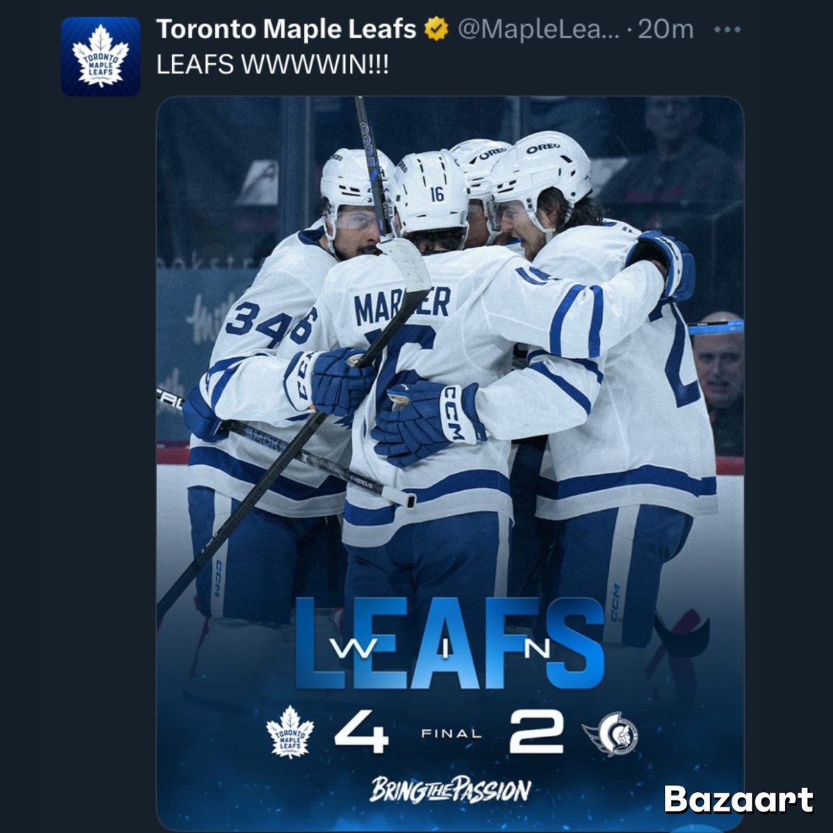 FurburgerMayor's tweet image. #TorontoMapleLeafs #Leafs #Toronto See you in round 2 Florida Panthers