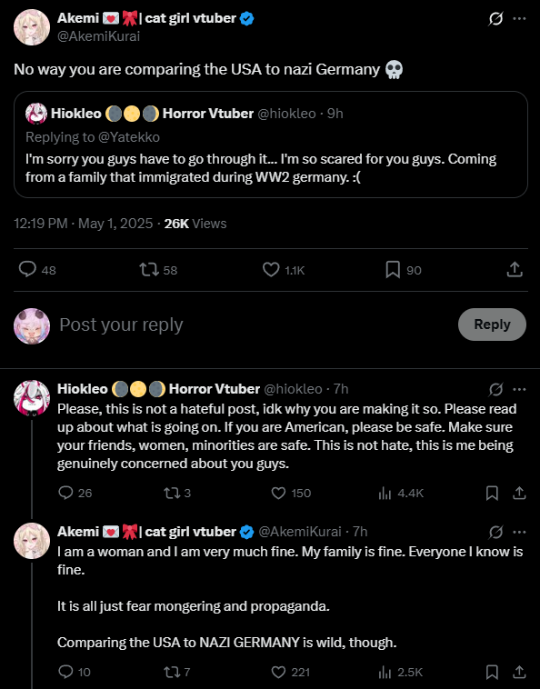 KamuiizsVT's tweet image. I had bad feelings about this company when they had sent me a DM request regarding affiliation a while back
While we are on the topic of companies supporting Nazi/Fascist Sympathizers, look away from @/PoggersShop...
These are the views of a creator they endorse