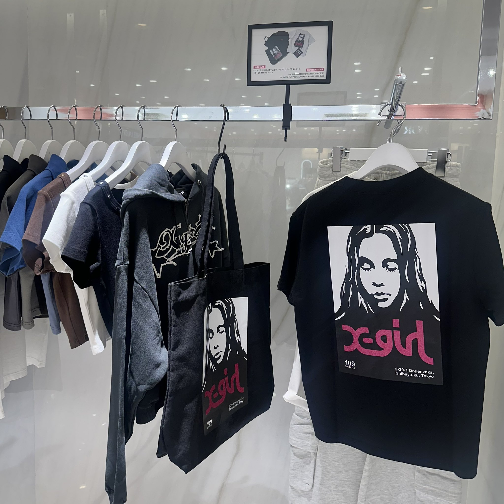 Xgirl 渋谷109限定Tシャツ 7/18(Thu.) X-girl SHIBUYA109 POP-UP STORE | NEWS | X-girl