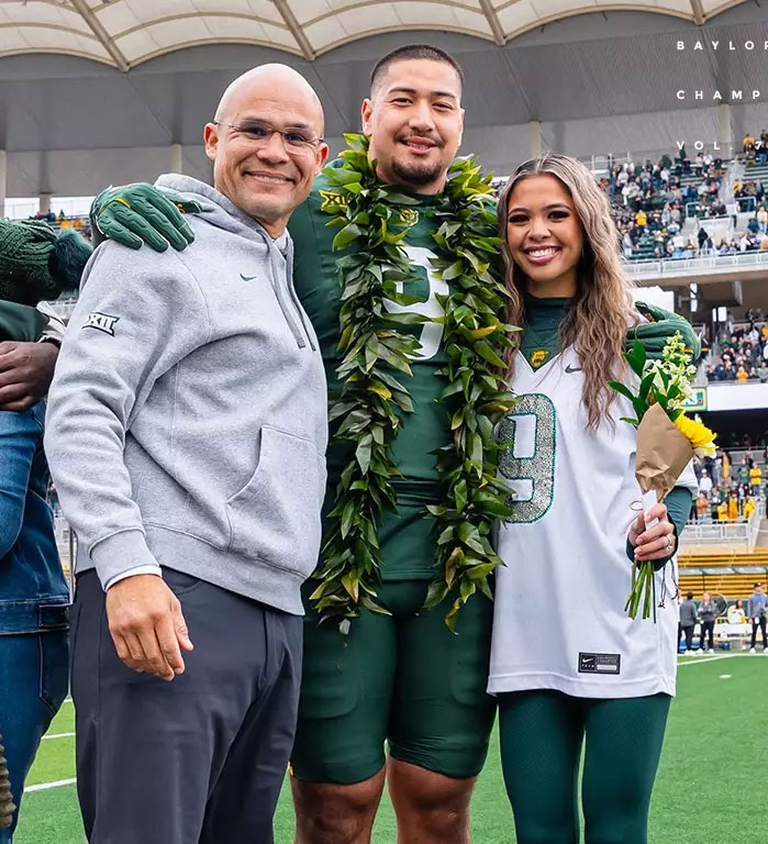Baylor University (@baylor) on Twitter photo "Baylor helped me find my faith, myself, and my love for football again." ๐๐โ๏ธ๐
After signing with the NFL's Las Vegas <a href="/Raiders/">Las Vegas Raiders</a>, Treven Ma'ae looks back on his <a href="/BUFootball/">Baylor Football</a> experience: bit.ly/42QdjbO "Baylor helped me find my faith, myself, and my love for football again." ๐๐โ๏ธ๐
After signing with the NFL's Las Vegas <a href="/Raiders/">Las Vegas Raiders</a>, Treven Ma'ae looks back on his <a href="/BUFootball/">Baylor Football</a> experience: bit.ly/42QdjbO