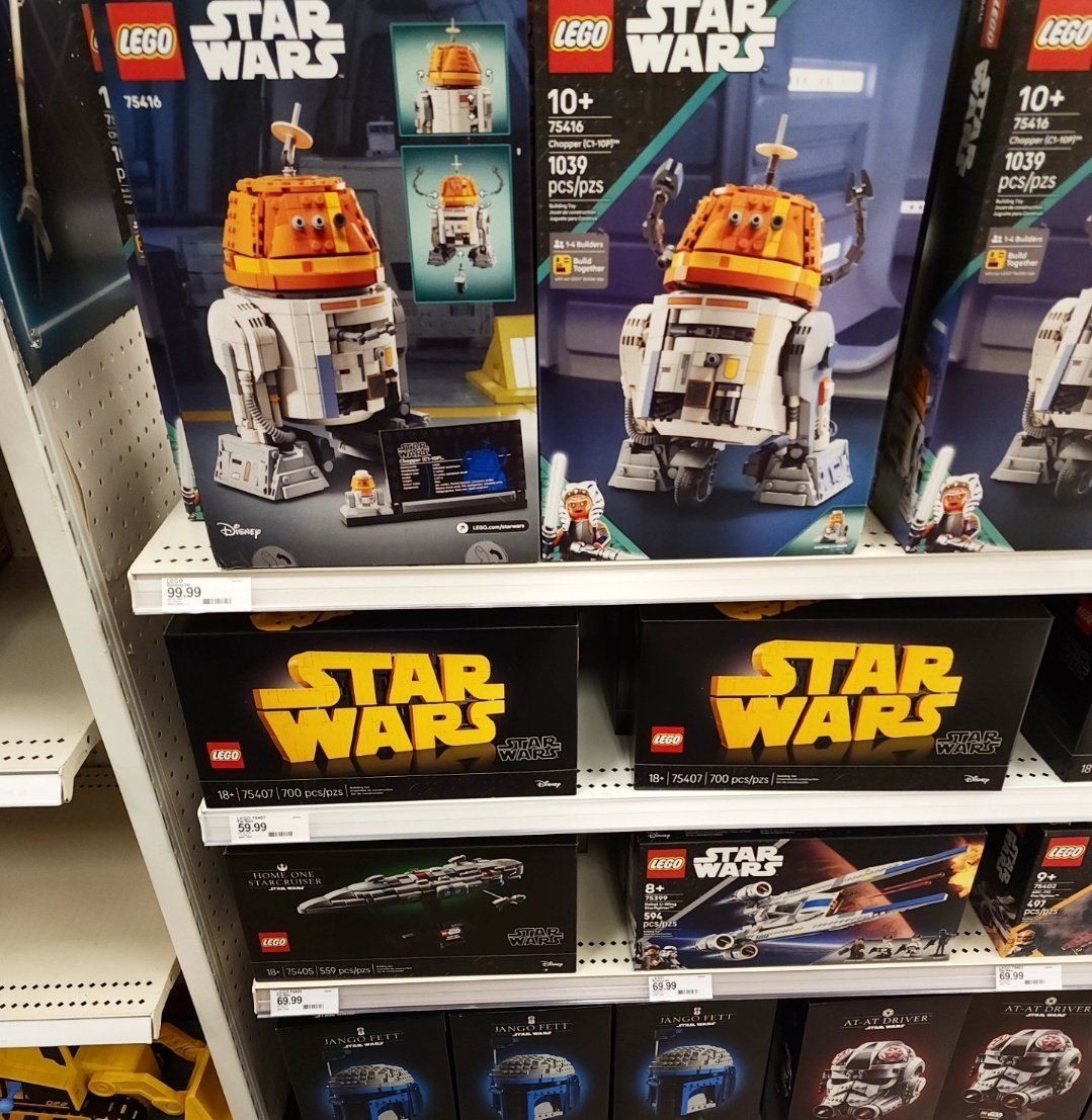 LVFunkoholics's tweet photo. Spotted at 🎯 @LEGO_Group Star Wars. Wait till a Sale as May The 4th is Sunday. 😉 

#lego #legominifigs #starwars #legos #legostarwars #target #targetrun #targetfind https://t.co/eTY16tZCKG