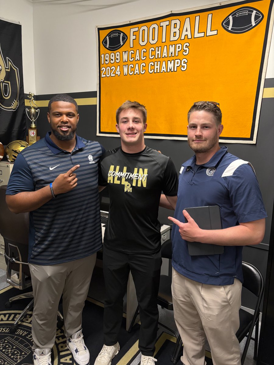 Miles Sanderson (@msanderson1734) on Twitter photo Thanks to <a href="/jackwmcdaniels/">Jack McDaniels</a> and <a href="/Only1CamSpence/">Coach Bear</a> from <a href="/HoyasFB/">Georgetown Football</a> for visiting with me at Paul VI today! #DefendTheDistrict
<a href="/pvifootball/">PVI Football</a> <a href="/CoachTreyHen/">Trey Henderson</a> <a href="/Coach_Brady/">Aaron Brady</a> Thanks to <a href="/jackwmcdaniels/">Jack McDaniels</a> and <a href="/Only1CamSpence/">Coach Bear</a> from <a href="/HoyasFB/">Georgetown Football</a> for visiting with me at Paul VI today! #DefendTheDistrict
<a href="/pvifootball/">PVI Football</a> <a href="/CoachTreyHen/">Trey Henderson</a> <a href="/Coach_Brady/">Aaron Brady</a>