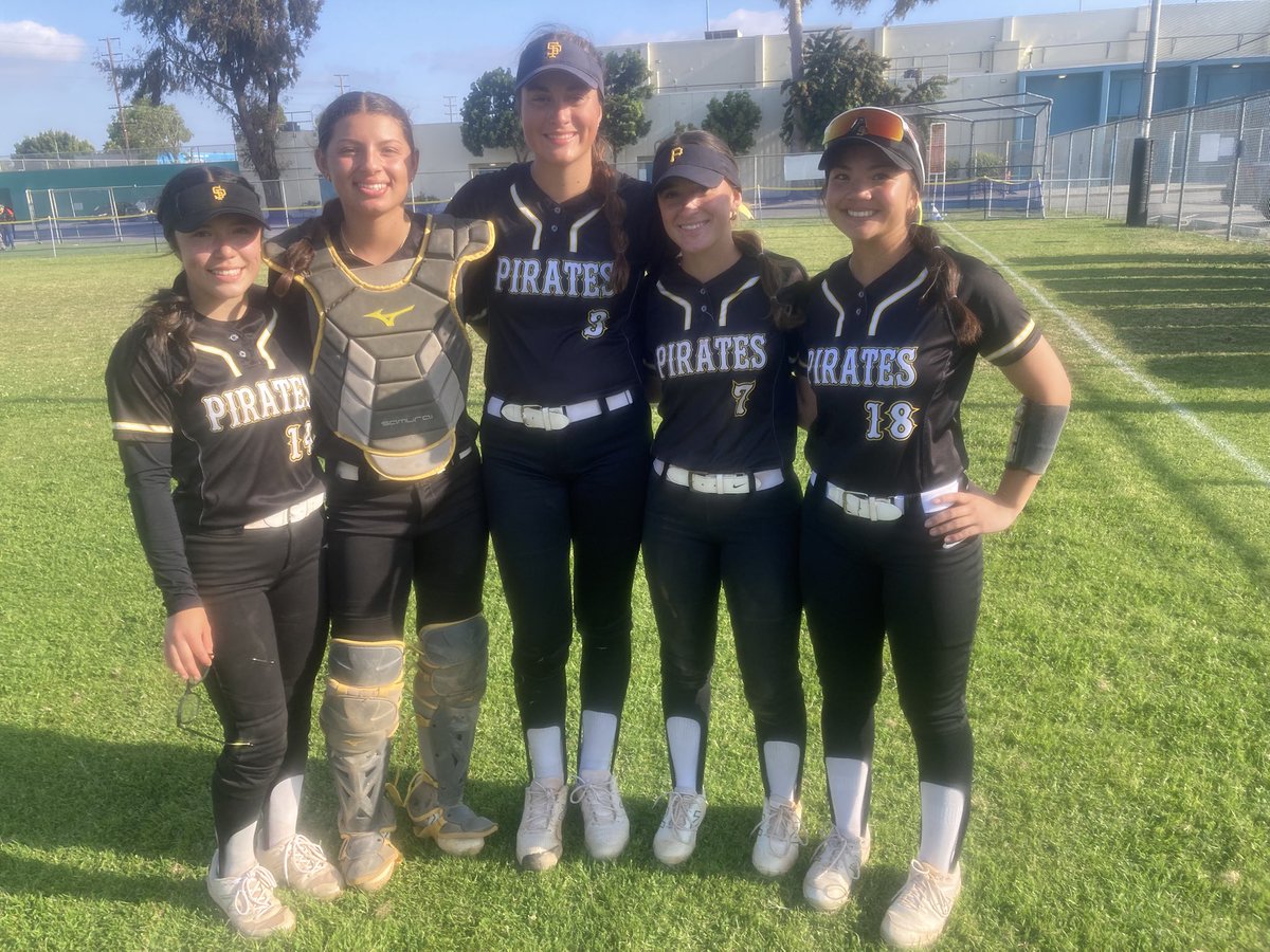 San Pedro High Softball (@pedrosoftball) on Twitter photo Pirates 2, Carson 1 (final)
Breya Ventura (2-4, 2 RBI) delivered single in the first inning to bring home Dahlia Davila & Bri Rodela for the early lead. Caroline Baker hurled a 7-hitter with 7 Ks for her 11th win.
RECORD: 14-2, 7-0 Marine League. <a href="/breezepreps/">Breeze Varsity</a> <a href="/latsondheimer/">eric sondheimer</a> Pirates 2, Carson 1 (final)
Breya Ventura (2-4, 2 RBI) delivered single in the first inning to bring home Dahlia Davila & Bri Rodela for the early lead. Caroline Baker hurled a 7-hitter with 7 Ks for her 11th win.
RECORD: 14-2, 7-0 Marine League. <a href="/breezepreps/">Breeze Varsity</a> <a href="/latsondheimer/">eric sondheimer</a>