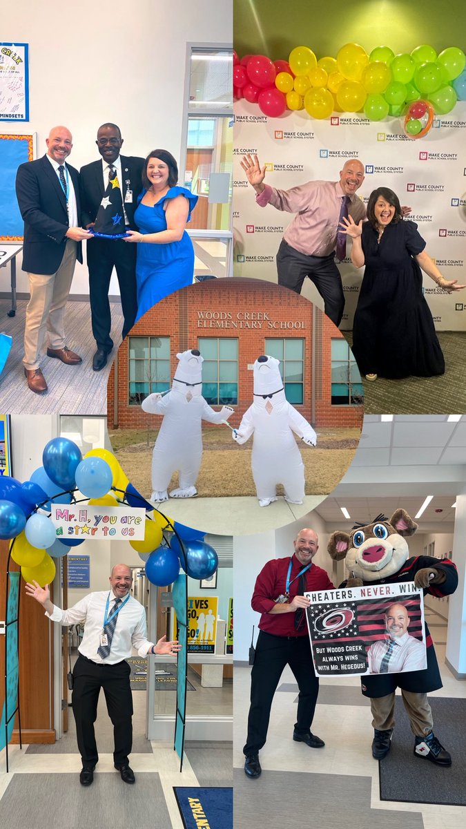 Last and most IMPORTANT post of the night…Happy National Principal’s Day to <a href="/WoodsCreekES/">Woods Creek Wizards</a> leader <a href="/PrincipalJDH/">Jonathan Hegedus</a>! Thanks for always putting kids first including dressing up in funny costumes with me! We have done a lot this year at the creek and it has been a BLAST! 💕