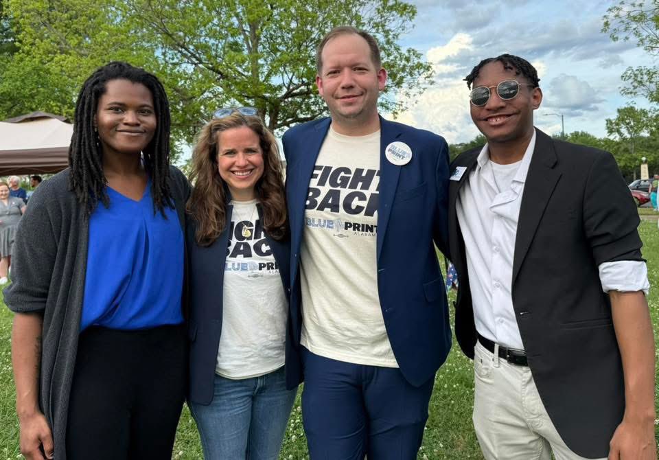 Blueprintal's tweet photo. The energy in Tuscaloosa today  was unreal.Grateful to stand with @BetoORourke, @DougJones, and the @UACollegeDems at the #TideAgainstTrump rally.

Young people are organizing, speaking up, and fighting back—and Blueprint Alabama is right there with them.
#RollForward https://t.co/IvetIepzLL
