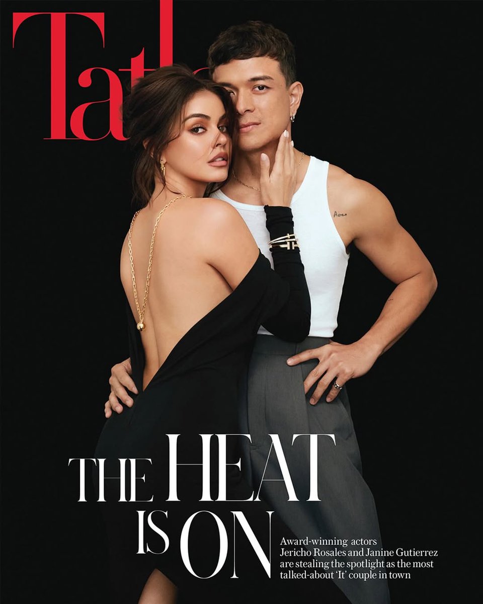Officially the hottest couple! 😭🔥 Thank you <a href="/TatlerAsia/">Tatler</a> 

Jericho Rosales
Janine Gutierrez

#EchoNine