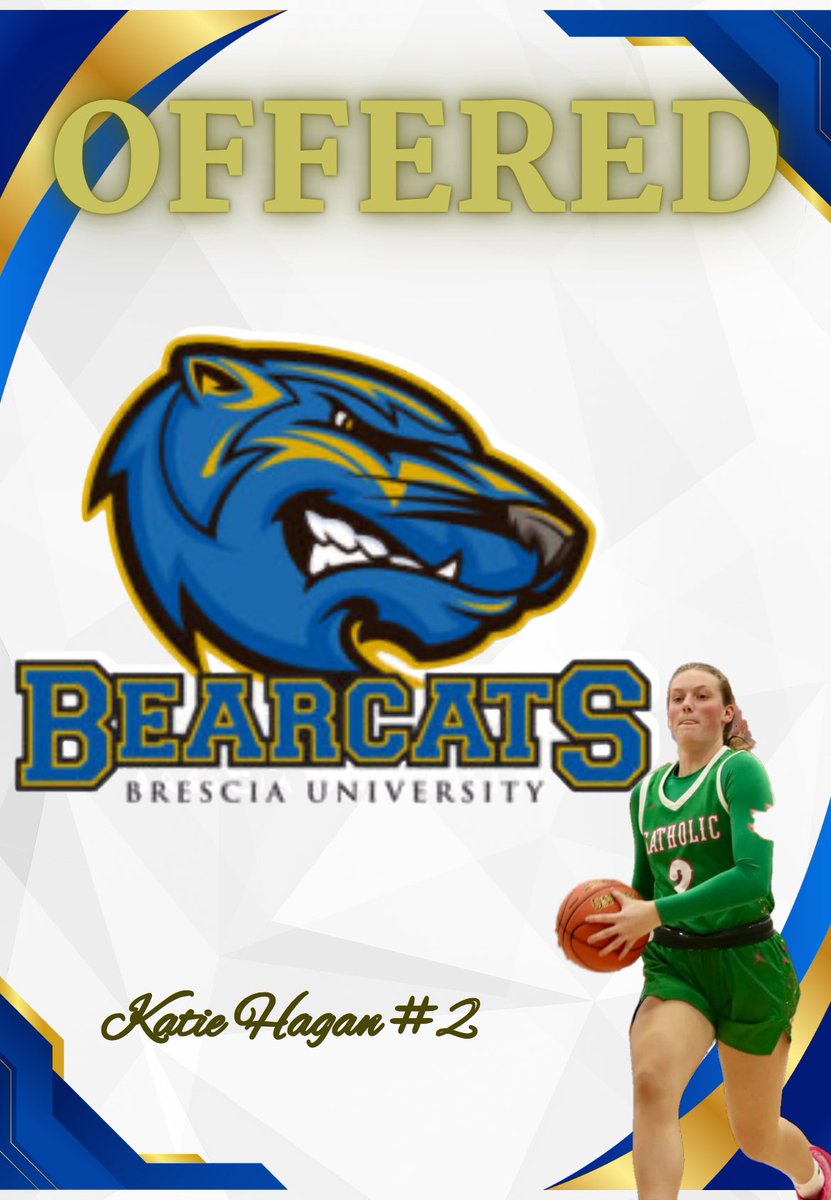 Katie Hagan (@hagankatie37954) on Twitter photo After a great conversation with <a href="/C0ACHC/">Nick Chaykowsky “Coach C”</a>, I am excited and blessed to receive an offer from <a href="/BresciaWBB/">Brescia Women's Basketball</a>! #gobearcats <a href="/mlr15sw6/">Michael Robertson</a> <a href="/kylebmac22/">kyle mccutchan</a> <a href="/So_In_Mavs2027/">SouthernIndianaMavericks</a> <a href="/OCathLadyAces/">Lady Aces Basketball</a> After a great conversation with <a href="/C0ACHC/">Nick Chaykowsky “Coach C”</a>, I am excited and blessed to receive an offer from <a href="/BresciaWBB/">Brescia Women's Basketball</a>! #gobearcats <a href="/mlr15sw6/">Michael Robertson</a> <a href="/kylebmac22/">kyle mccutchan</a> <a href="/So_In_Mavs2027/">SouthernIndianaMavericks</a> <a href="/OCathLadyAces/">Lady Aces Basketball</a>