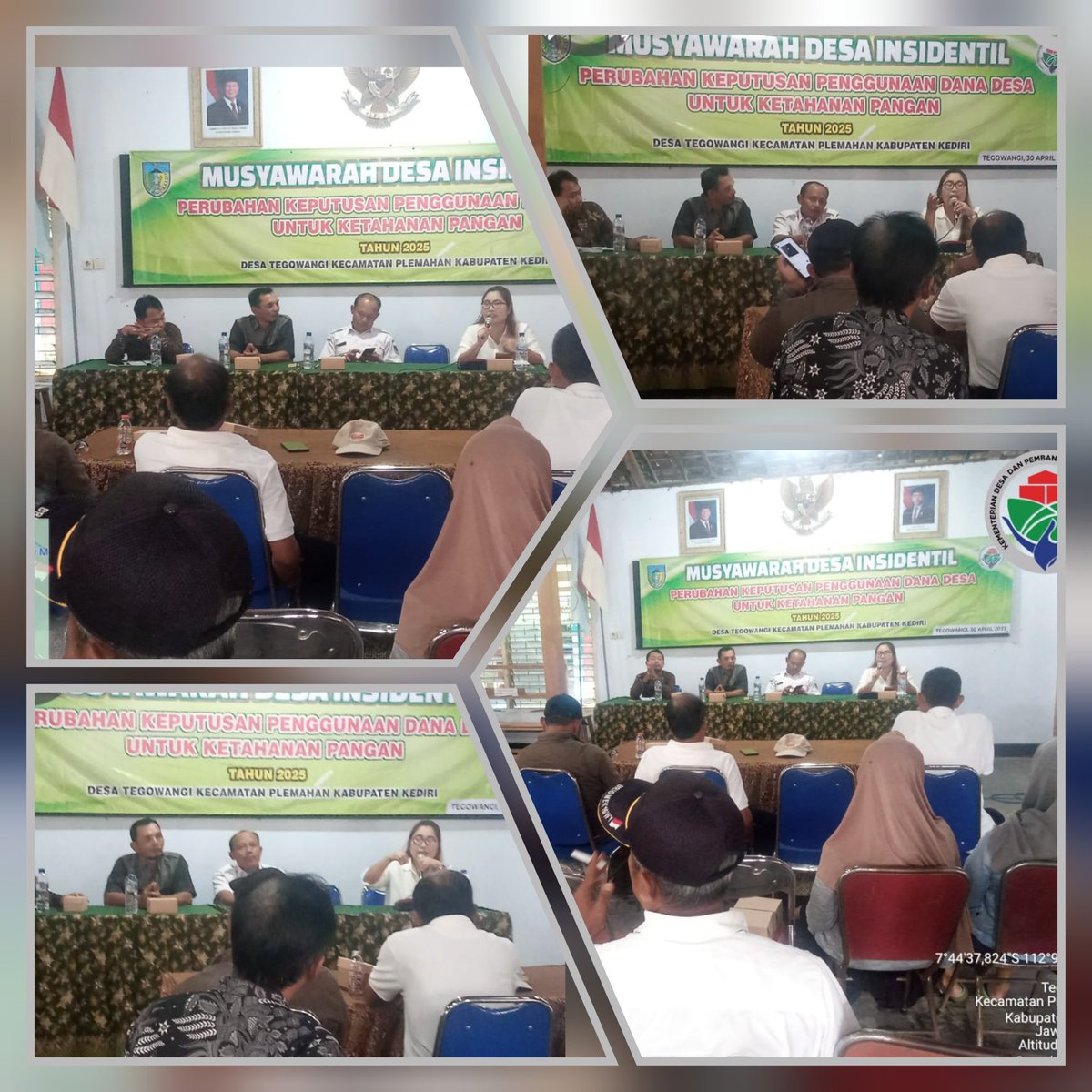 florentinasian6's tweet photo. Program Ketahanan Pangan dalam mendukung Swasembada Pangan di Indonesia.
Kegiatan : 
Musdes Penetapan Tematik Ketahanan Pangan Desa Tegowangi 
Kecamatan Plemahan Kab Kediri dengan tema : Peternakan Unggas.

@Prabowo
@YandriSusanto27
@taufikmadjid71
@kemendespdt https://t.co/nxIjTwthgL