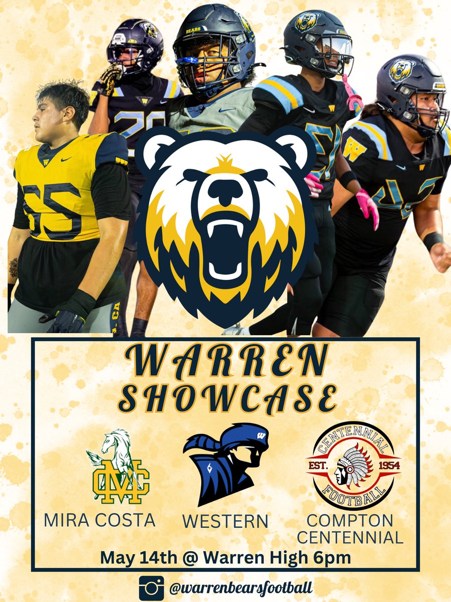 We’re a couple weeks away from getting together with some solid programs and watching these young fellas showcase their talents. <a href="/CoachDavidsonWH/">Dan Davidson</a> <a href="/MrHawaii44/">Adam Leonard</a> <a href="/Coachcash_/">Cassius D. Pierce Jr.</a> <a href="/MiraCostaFB/">Mira Costa Football</a>