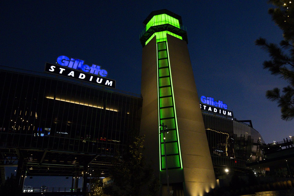 Gillette Stadium (@gillettestadium) on Twitter photo Today was the start of #MentalHealthMonth
💚So, tonight Gillette Stadium is lit up green in support of <a href="/MentalHealthAm/">Mental Health America</a> 💚
#MHM Today was the start of #MentalHealthMonth
💚So, tonight Gillette Stadium is lit up green in support of <a href="/MentalHealthAm/">Mental Health America</a> 💚
#MHM