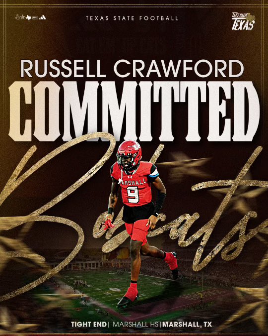 Russell crawford (@russell_shyne9) on Twitter photo After a great conversation with <a href="/CoachWillBryant/">Will Bryant</a> i’m very much blessed🙏🏾 to receive my first offer. i just want to gives thanks.🙏🏾<a href="/eddiemilner1/">Coach Mil</a> <a href="/Coach_Q23/">Q</a> <a href="/hammettjason/">Hammett</a> <a href="/MarshallMavFB/">Marshall Maverick Football</a> <a href="/TexasstateFB/">Tanner</a> <a href="/TrustMyEyesO/">⭕️FFERTUNITY</a> <a href="/GJKinne/">GJ Kinne</a> <a href="/CoachShoeOL/">Jordan Shoemaker</a> After a great conversation with <a href="/CoachWillBryant/">Will Bryant</a> i’m very much blessed🙏🏾 to receive my first offer. i just want to gives thanks.🙏🏾<a href="/eddiemilner1/">Coach Mil</a> <a href="/Coach_Q23/">Q</a> <a href="/hammettjason/">Hammett</a> <a href="/MarshallMavFB/">Marshall Maverick Football</a> <a href="/TexasstateFB/">Tanner</a> <a href="/TrustMyEyesO/">⭕️FFERTUNITY</a> <a href="/GJKinne/">GJ Kinne</a> <a href="/CoachShoeOL/">Jordan Shoemaker</a>
