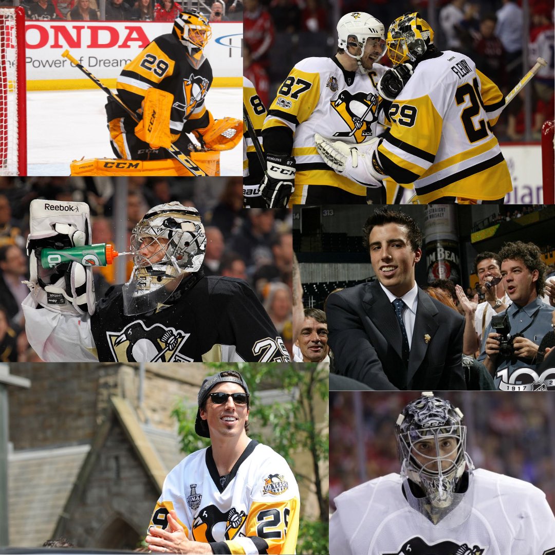 Drafted first overall in 2003, we were given our franchise goaltender. 

Crazy to say and write, but Marc-Andre Fleury’s NHL career is over. I love you flower, you have stapled yourself as a Pittsburgh icon forever, and our whole city and fan base will cherish you forever.