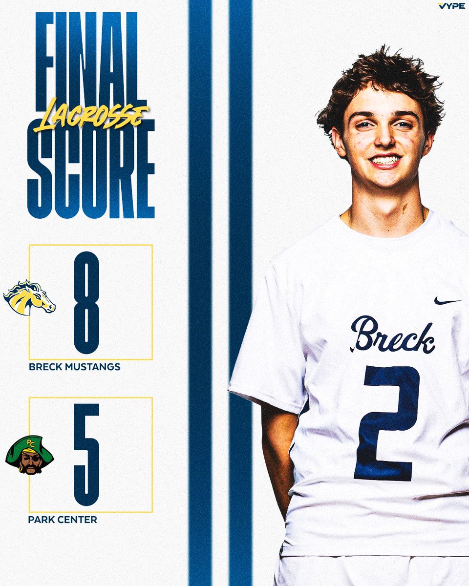 BreckAthletics's tweet photo. #BreckBLAX defeated Park Center tonight! They are back in action on Tuesday, May 6 against Bloomington Kennedy! https://t.co/LOCxupluWy