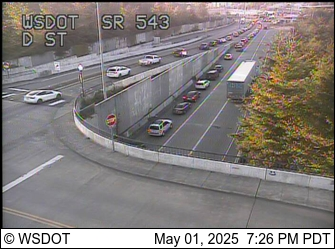 DriveBC's tweet photo. 🇺🇸➡️🇨🇦 Continue to expect major northbound delays approaching the #PeaceArch &amp; #PacificHwy crossings due to ongoing @CBP operations. 
#I5 #SR543 #BCHwy99 #BCHwy15

🇨🇦➡️🇺🇸Southbound volumes are light. 
#Blaine #SurreyBC @wsdot_north @wsdot_traffic @CBPNorthwest https://t.co/UQiaVu0kFl