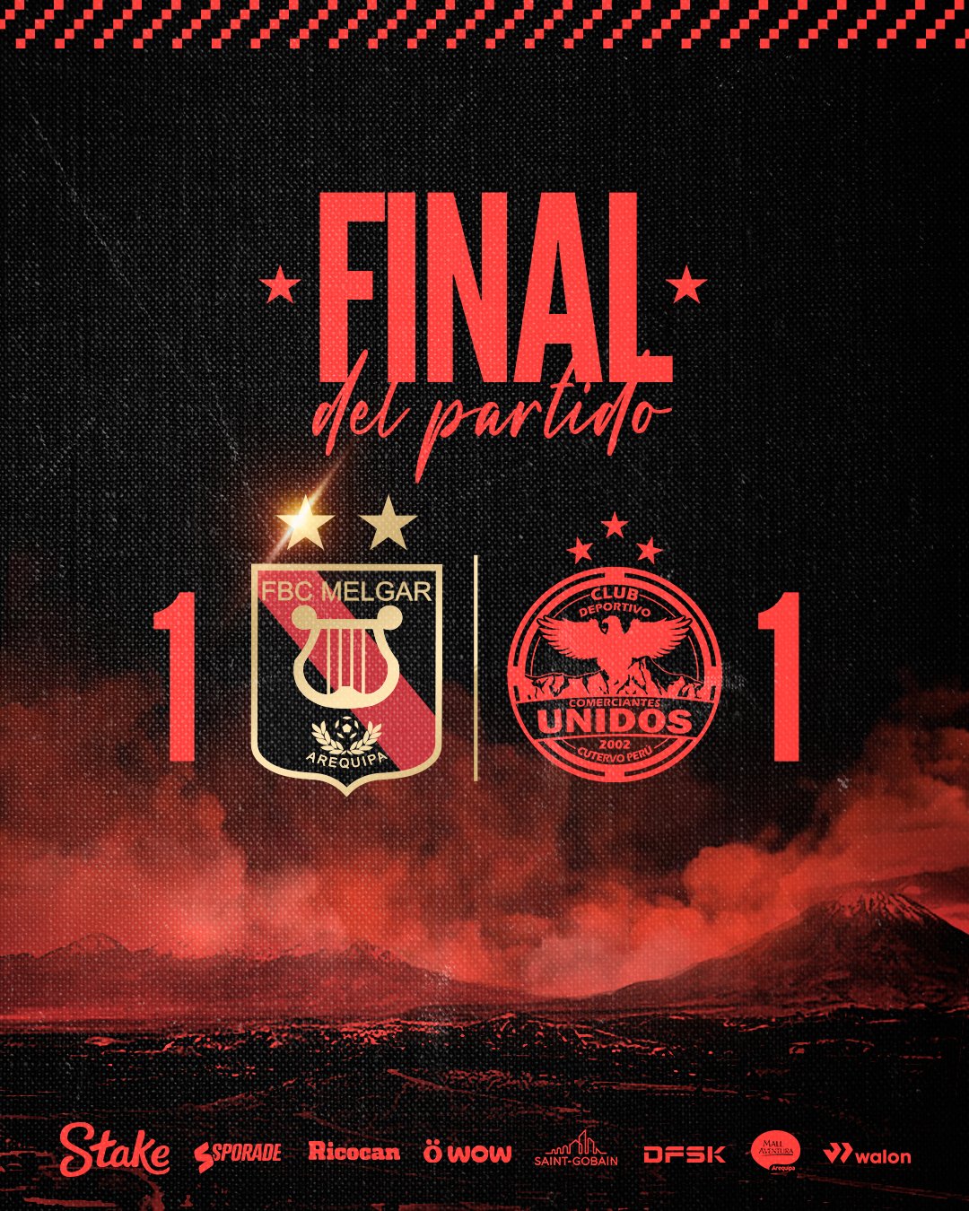 FBC Melgar vs. Comerciantes Unidos.