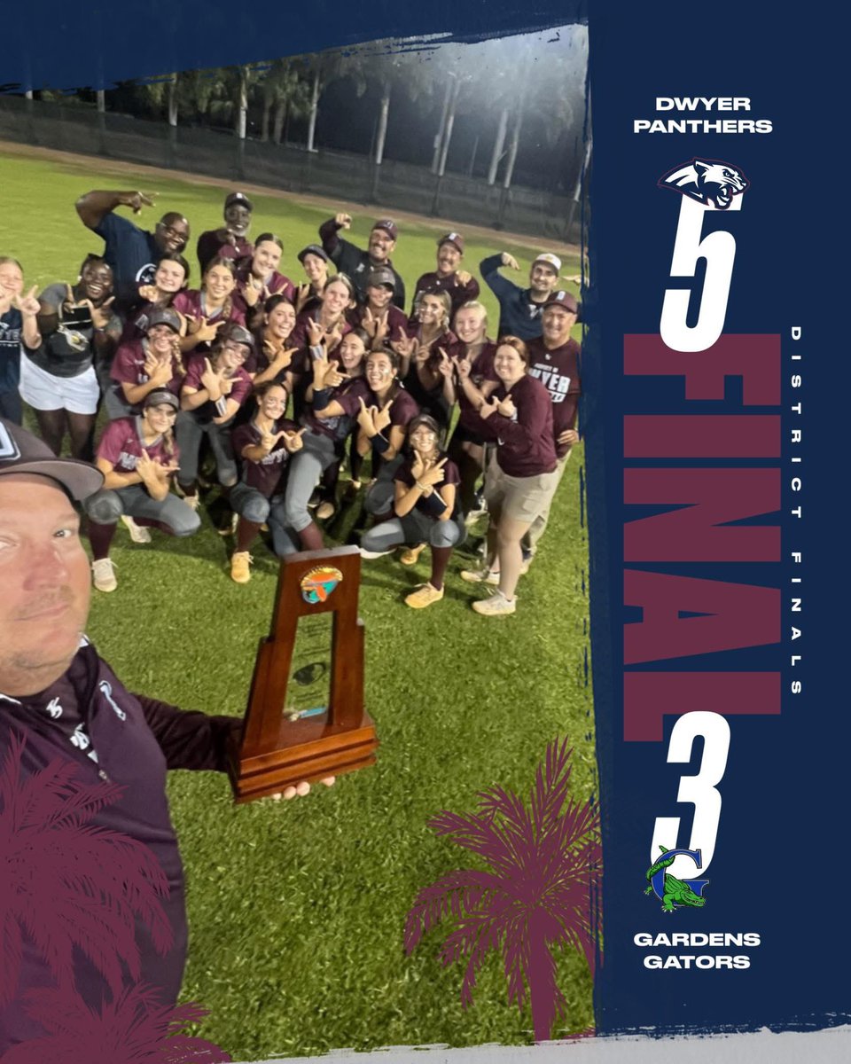 District champs!!!! <a href="/DwyerPrincipal/">Corey Brooks</a> <a href="/DwyerAthletics/">William T. Dwyer HS Athletics</a>