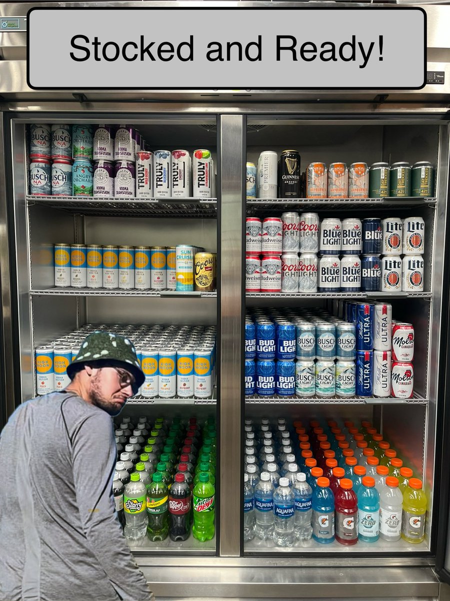 Our boy Lewis is pretty jazzed to start the season. The speakeasy is ready to go but the ultimate goal remains to be in the clubhouse THIS season!