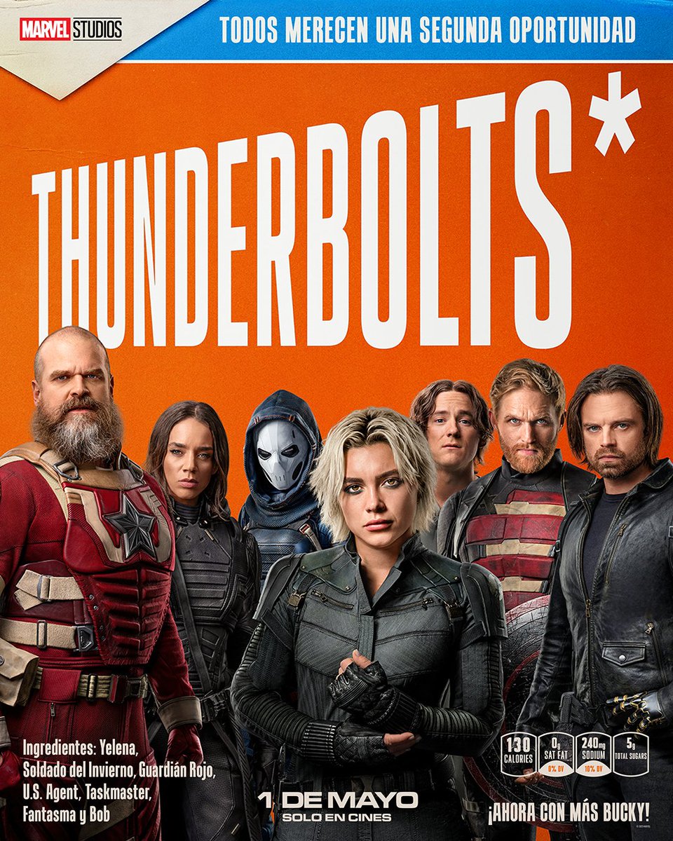 Sí, #Thunderbolts es una buenísima película. Marvel apuesta por profundizar en la humanidad de sus personajes por sobre la espectacularidad y acierta grande. Florence Pugh está increíble, y el resto del elenco es bastante sólido. Quédense por 2 escenas post créditos. ⭐⭐⭐⭐