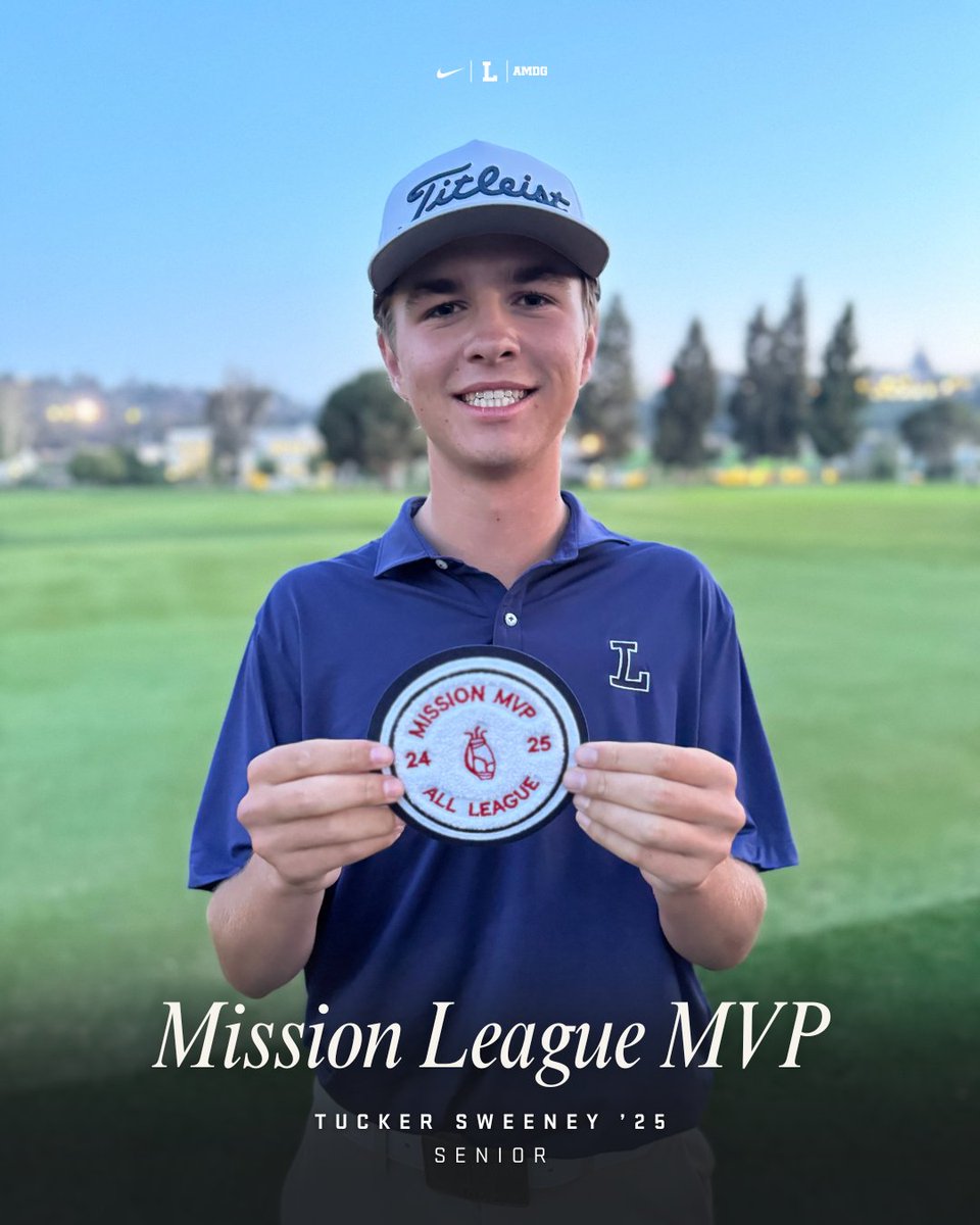 Loyola High Athletics (@loyolaathletics) on Twitter photo GOLF | 15 years in a row as ๐๐๐๐๐
๐๐๐๐๐ Mission League Champs! ๐ฅ
Senior captain Tucker Sweeney โ25 earned League MVP honors for the 2nd time in 3 years, while 4 Cubs were named All-League: Jason Tun โ25, Carter Gaede โ26, Teddy Turo โ26, Tanner Barra โ26 โข #LoyolaGolf GOLF | 15 years in a row as ๐๐๐๐๐
๐๐๐๐๐ Mission League Champs! ๐ฅ
Senior captain Tucker Sweeney โ25 earned League MVP honors for the 2nd time in 3 years, while 4 Cubs were named All-League: Jason Tun โ25, Carter Gaede โ26, Teddy Turo โ26, Tanner Barra โ26 โข #LoyolaGolf