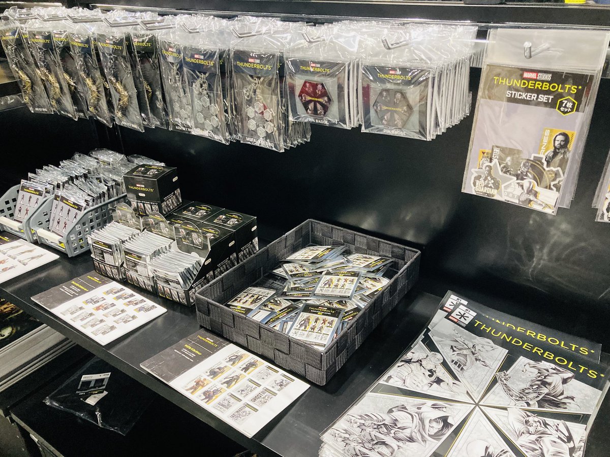 MARVEL POPUP STOREに今日から公開の『サンダーボルツ*』グッズも販売