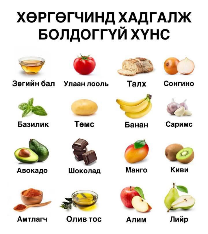 Эдгээр хүнсийг хөргөгчин-д хадгалж болохгүй
Бага градустай хэмд зарим хүнсний бүтээгдэхүүний шинэлэг байдал, амт, бүтэц, бүр ашигтай шинж чанар нь алдагддаг нь тогтоогдож...гэнэ үү