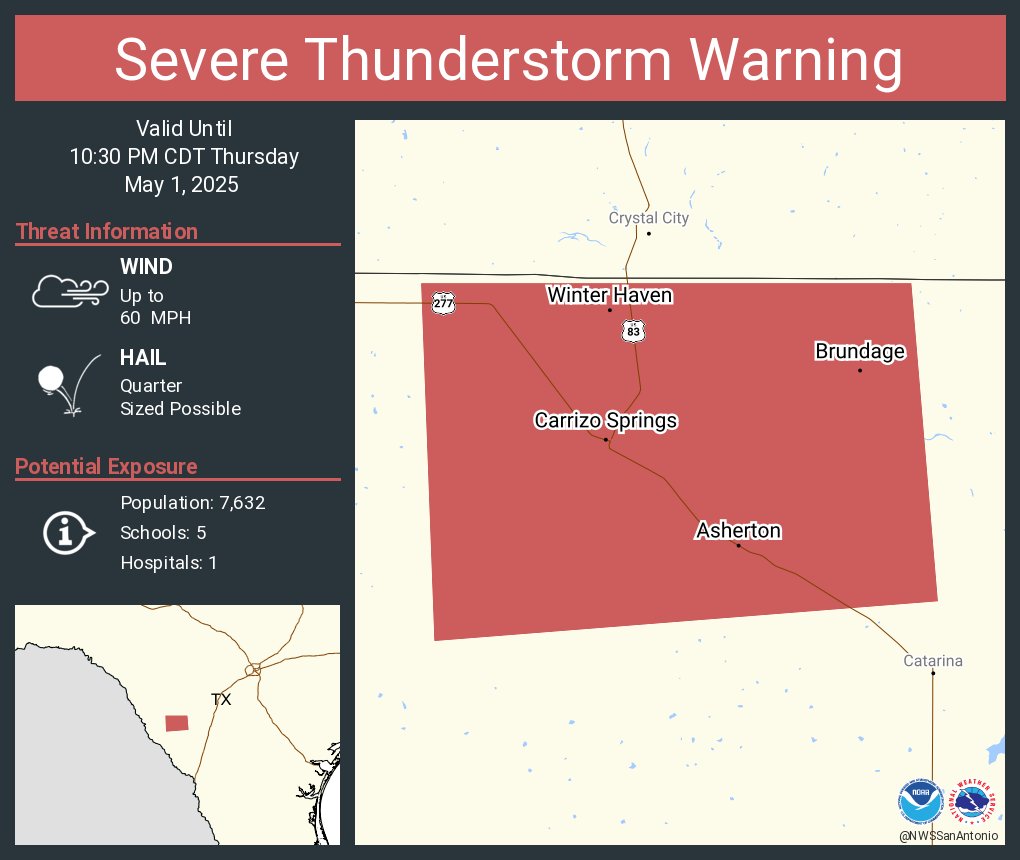 NWS Severe Tstorm tweet media